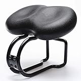 RONGJJ Hohle Ellenbogen-Fahrradsattel, ergonomischer Fahrradsattel, bequemer Fahrradsitz, für Damen und Herren, MTB, Mountainbike/Heimtrainer/Rennrad, weich