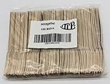100 Stück Einweggabel 160 mm Bio Holzgabel lebensmittelecht Holz Gabel Natur Party 1541_H (500)