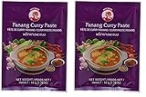 Cock Currypaste Panang, mittlere Schärfe, authentisch thailändisch Kochen, natürliche Zutaten, vegan, halal und glutenfrei (1 x 50 g) (Packung mit 2)