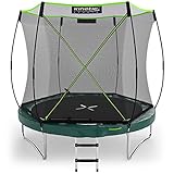 KINETIC SPORTS Federloses Trampolin Bungee Safety Elite für Kinder & Erwachsene Ø 244 cm - TÜV Rheinland geprüft, Designed in Germany, Outdoor Gartentrampolin, AirMAXX Technologie, Ultraleise