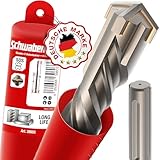 SCHWABENBACH ® SDS Max Bohrer 25mm x 1200 - SDS Bohrer 25mm - Präzises & schnelles Bohren in Beton - Betonbohrer - Premium Qualität mit Hartmetall Spitze - Steinbohrer Lang