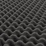 Akustikschaumstoff als Akustik Noppenschaumstoff Platte 200x100x3cm (anth/schwarz) aus hochwertigem PUR-Schaumstoff