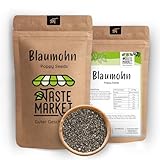 500 g Blaumohn | ganze Mohnsamen | Ideal zum Backen | 100% naturbelassen | Taste Market