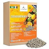 LERAVA® Zitrusdünger (2,7kg) – für kräftiges Wachstum und größere Früchter der Zitruspflanzen – Bio für optimale Nährstoffversorgung - Organisch Mineralischer Dünger für Zitronenbaum