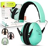 Schallwerk ® Kapselgehörschutz Kiddies (Minty Blue) | Gehörschutz Kinder - Hochwertige Lärmschutz Kopfhörer mini - Ohrenschützer ideal für Alltag & Events