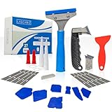 Lascano® Silikonentferner Set 27-teilig, Werkzeug zur Entfernung von Silikonfugen – Inkl. Spezialschaber, Fugenmesser, Fugenglätter, Ersatzklingen & Zubehör