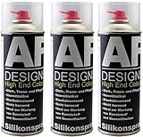 Silikonspray Schmiermittel 3x400ml Schmierstoff Kunststoff Gummipflege