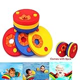 kaianda - Pack of 6 Swimming Sleeves, Swimming Armbands for Children, Swimming aid Swimming Discs, Foam Swimming arm Bands, Float Set, Very Suitable for Children to Learn to Swim