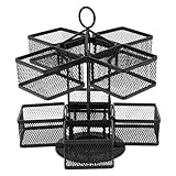 2 Etagen Drehbar Teebox Teebeutel-Organisator Abnehmbar Teekiste mit 8 Fächern Teebeutel Lagerregal Teeaufbewahrung Tee Aufbewahrungsbox Teehalter Teebeutelboxen für Haushalten, Cafés, Teehäusern