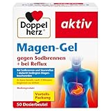 Doppelherz Magen-Gel - Medizinprodukt bei Sodbrennen, Säurereflux und säurebedingten Magenbeschwerden - auch bei Sodbrennen in der Schwangerschaft geeignet - 50 Portionsbeutel