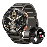 HIDAMEL Digitale Smartwatch T2 für Fitness und Sport, Schwarz