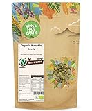 Whole Food Earth – Bio-Kürbiskerne 500 g roh, gentechnikfrei, reich an Ballaststoffen, reich an Proteinen