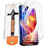 QUESPLE [3 Stück] Panzerglas Schutzfolie für iPhone 14/iPhone 13/13 Pro, [Auto-Installation] Anti-Kratzen, Ultra-klar, Anti-Bläschen Gehärtetem Glas Displayschutzfolie für iPhone 14/13/13 Pro