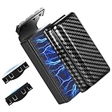 hygger Aquarium Scheibenreiniger Magnet, Aquarium Magnetbürste Scheiben Reinigungsmagnet mit 2 Schaber, Fish Tank Scheibenreiniger Algenmagnet bis zu 5-12mm Acryl Glasstärke, Schwimmendes Design, M