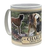 Personalisierte Tasse mit Doggenmotiv