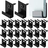 zrfgbxim 35 STK WPC Clips Edelstahl, WPC Terrassendielen Befestigungsclips, Versteckte Befestigung Board Clips, Starter Endklammer Anlasser Clips mit 35 Terrassenschrauben für WPC BPC Dielen DIY