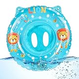 Baby Schwimmring, Blau Löwe Schwimmring Baby Schwimmhilfe mit Schwimmsitz PVC für Kleinkind Schwimmhilfe Spielzeug 6 Monate bis 36 Monate (Blauer Löwe)