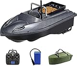 ERSINIAN Angelwerkzeug Smart Rc Köderboot, Boot mit Fischfinder - GPS-Fernbedienung Angelköderboot Fischfinder
