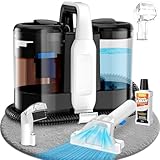 Polsterreiniger Gerät, 600W 17kPa Teppichreiniger Waschsauger, Nassauger mit Reinigungsmittel, Kompakter Teppichreiniger und Textilreiniger – Waschsauger für Teppich, Polster Autositze & Sofa