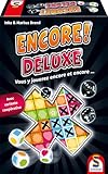 Schmidt Spiele - Encore! Deluxe - Jeu de Dés - Rapidité et Stratégie - Jeu de société Roll and Write Pour Enfants et en Famille - À Partir de 8 ans - 88490