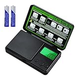 Mcbazel Taschenwaage Pocket Scale 500g/0,01g Hochpräzision, Multifunktionale Digitale Miniwaage mit LCD, Tara, Zählen, 7 Gewichtseinheiten, Tragbar für Schmuck, Gewürze, Kaffee, Labor