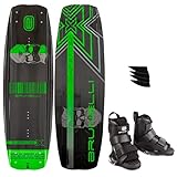 BRUNELLI Carbon Wakeboard Set 138 cm Wake Binding Wakeboardbindung