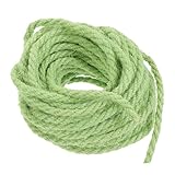 FONDOTIN 10M Sisalseil für Katzen DIY Kratzbaum Zubehör aus Natürlichem für Katzen und Kletterrahmen Grün