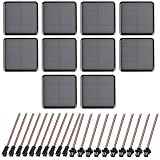 GTIWUNG 10 Stück 2V 50X50mm Mini Monokristalline Solarzellen Solarsystem Kit,Solarmodule,Micro Solar Panels Mini Tragbare Solarzellen für Sonnenenergie, Heimwerken, DIY,Wissenschaft Projekte