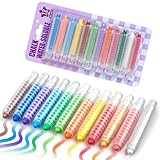 BECHS 12 Stück Tafelkreide Bunt für Kinder, Kreidestifte für Tafel Abwaschbar, Staubfreie Ungiftig löschbar waschbar Kleinkind Kreide Kunst Werkzeug für Blackboard Kinder Zeichnung Schreiben