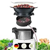 MixFino Dampfentsafter für Monsieur Cuisine Connect, Smart & Trend – Zubehör zum Entsaften großer Mengen Obst & Gemüse ohne Pressen, Made in Germany