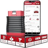 thinkcar OBD2 Bluetooth Adapter, BD6 OBD2 Diagnosegerät Mit Alle Systemdiagnosen + 5 Servicefunktionen(Bleed, Brake, Öllampen, IMMO, ETS), Diagnosegerät Auto Für iOS & Android Exklusive APP