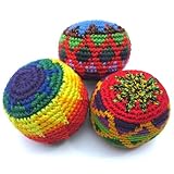 Siesta Hacky Sack Ball - Footbag - Haggysack - Hackisack Bälle - Häckisäck - Kickbälle - Jonglierbälle (3er Set)