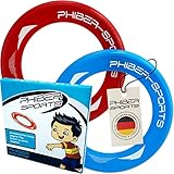 PHIBER-SPORTS Frisbee-Ringe – 2er Doppelpack Premium leichte Wurfringe – 80% Leichter als Standard Frisbee Scheiben - Einfach zu fangen – Perfekte Flugbahn - Ideal für Kinder und Erwachsene