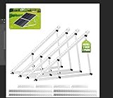 Solarpanel Halterung Halterung Balkonkraftwerk für 200W-500W Solarpanel Winkel Einstellbar 0-90° Halterung für Solarpanel für Dachhalterungen Solarmodule (118cm Verstellbare Solarpanel Halterung)