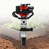 EORNYHQMY Benzin-Pfostentreiber, 32,6 ccm, 2-Takt-Zaunklopfer, Schlagzaunpfosten, robustes Werkzeug, für Garten und Bauernhof