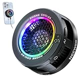 NEEWER BASICS Magnetischer Handy Kühler Lüfter, geräuscharmer USB Telefon Cooler mit Smart Temperaturregelung, RGB Licht, Magnetring, Clip, kompatibel mit iPhone 15 16 Pro Max MagSafe Samsung iPad