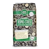 RoPro-Streu Bio Pflanzenkohle 45 L – voraktivierte Mikroorganismen für Terra Preta, Bokashi & Kompost – verbessert Humusaufbau, Bodenfruchtbarkeit & Wasserspeicherung – ideal für Garten & Stall