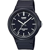 CASIO Unisex Erwachsene Analog Quarz Uhr mit Harz Armband MW-240-1EVEF