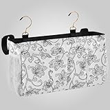 aidingzhi Weihnachts-Nachttisch-Aufbewahrungskorb mit zwei Netztaschen, Aufbewahrungstasche, Schlafsaal, Bett für Kopfteile, Etagenbetten, Schlafsaal, Buch, Telefon, Zeitschriftenhalter