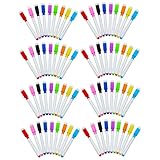 OFFSCH 90 Stück Abwischbarer Markierungsstift Mit Pinsel Whiteboard Für Kinder Schule Whiteboard Marker Schreibstift Trocken Abwischbarer Stift Löschbarer Stift Whiteboard Für