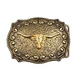 EXQIOUR Herren Gürtelschnalle Leder Handwerk Metall Ersatz Schnalle Vater Leder Handwerk Streetwear Geschenk Ersatz Herren Mode Accessoire, M, One size