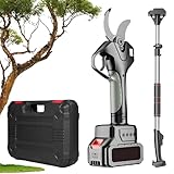 Sunseota Elektrische Gartenschere, tragbare elektrische Baumschere, Astschneider, kabellose Gartenschere, Schnittdurchmesser 25 mm (2 Zoll), mit Lithiumbatterie im Lieferumfang enthalten,1*Battery