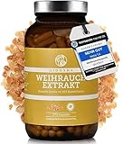 QIDOSHA® Boswellia serrata Weihrauchkapseln hochdosiert, TESTSIEGER 08/23*, 270 Stk/Glas, 85% Boswellia-Säure, 500mg Weihrauch Extrakt/Kapsel, Weihrauch Kapseln hochkonzentriert