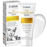 EVOLSIN® Anti Pigmentflecken Creme | Mit natürlichen Kräuterextrakten gegen Melasma, Altersflecken & Pigmentflecken | Gesicht-, Hals- & Dekolletépflege I Pigmentflecken Entferner Gesicht