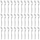 Gabeln 36 Stück, Gymdin Edelstahl Gabel Set, 7,8' （19.8CM）Besteck Gabeln, Elegantes & Modernes Besteck Gabeln, Tafelgabeln für Haushalt/Küche/Restaurant, Spülmaschinenfest
