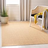 Martha Stewart By SAFAVIEH Collection MSR9501A Teppich, Sisal und Jute, 91 x 152 cm, Natur