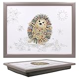 Lesser & Pavey Knietablett mit Sitzsack zum Servieren von Gerichten, schöne Knietabletts zum Essen auf dem Schoß zum Abendessen oder zum Atmen