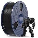 SUNLU PETG Filament 1.75 mm, Hochfestes 3D Drucker Filament PETG, Unübertroffene Haltbarkeit und Flexibilität, 3D Druckfilament 1,75 mm, Passt für die meisten FDM 3D-Drucker, 1kg Spule, petg Schwarz
