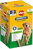 PEDIGREE DentaStix Fresh Hundeleckerli für große Hunde, Kausnack gegen Zahnsteinbildung, Für gesunde Zähne und einen frischen Atem, 4 er Pack, 4 x 28 Stück