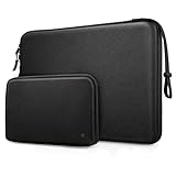 FINPAC Laptop Tasche Hartschalen Schutzhülle für 13,6' MacBook Air 2024-2018 M3/A3113 M2/A2681, 14' MacBook Pro M3/M2/M1 Pro/Max 2023-2021, 13-Zoll MacBook Pro/Air, stoßfest Hülle mit Zubehör Tasche